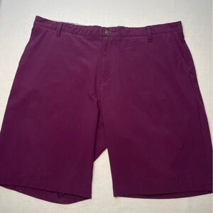 Men’s Adidas plum Deep Purple golf shorts size 40